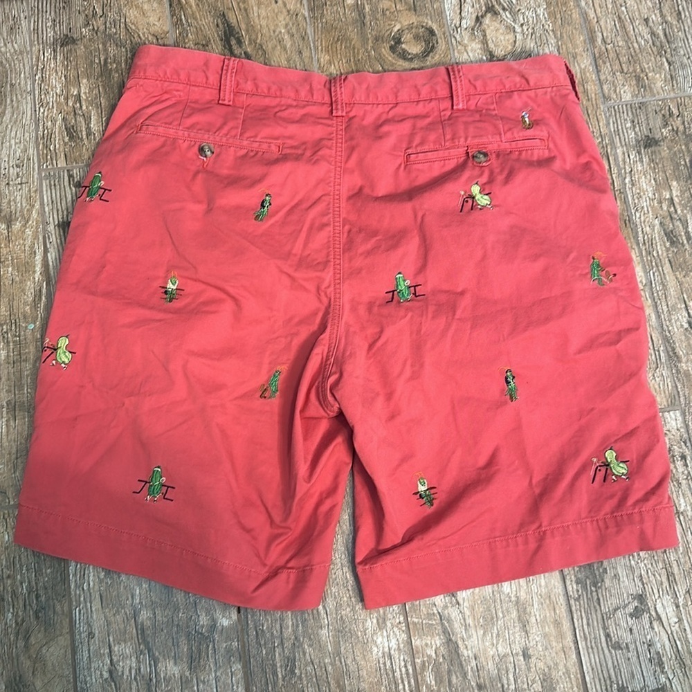 Polo Ralph Lauren Mens Stretched Classic Fit Shorts Squash Cricket Pink Size 36 - Picture 5 of 5